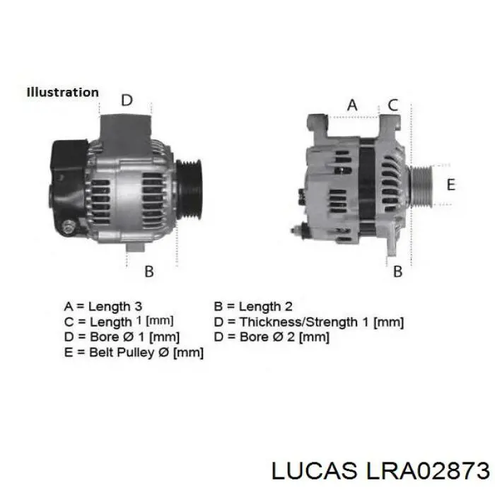 LRA02873 Lucas alternador