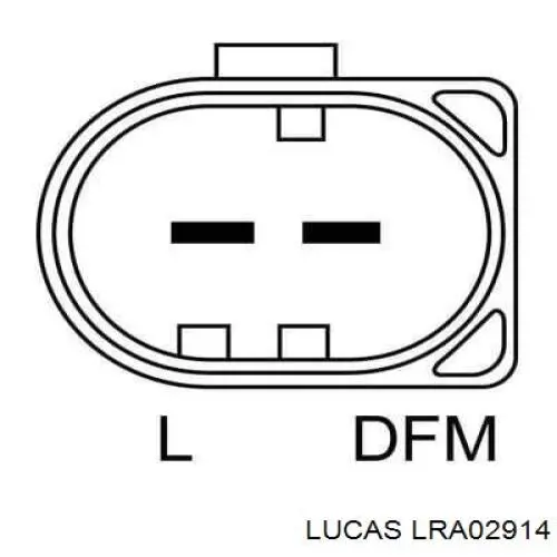 LRA02914 Lucas alternador