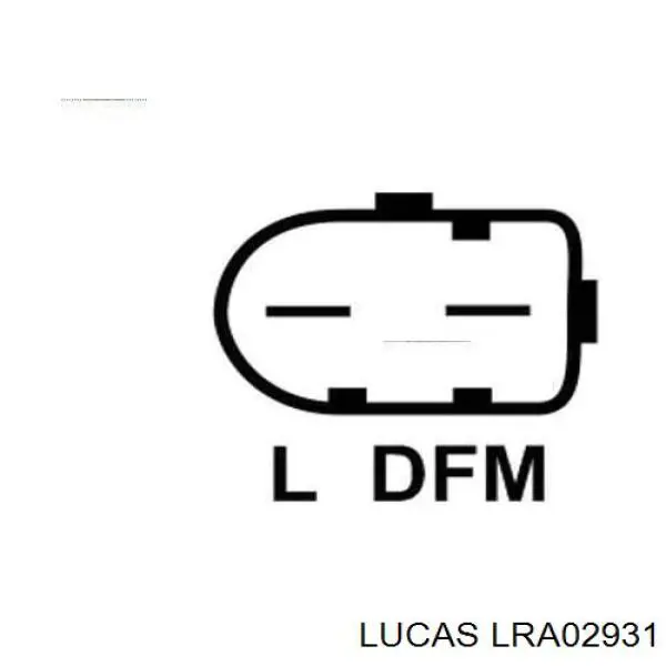 LRA02931 Lucas alternador