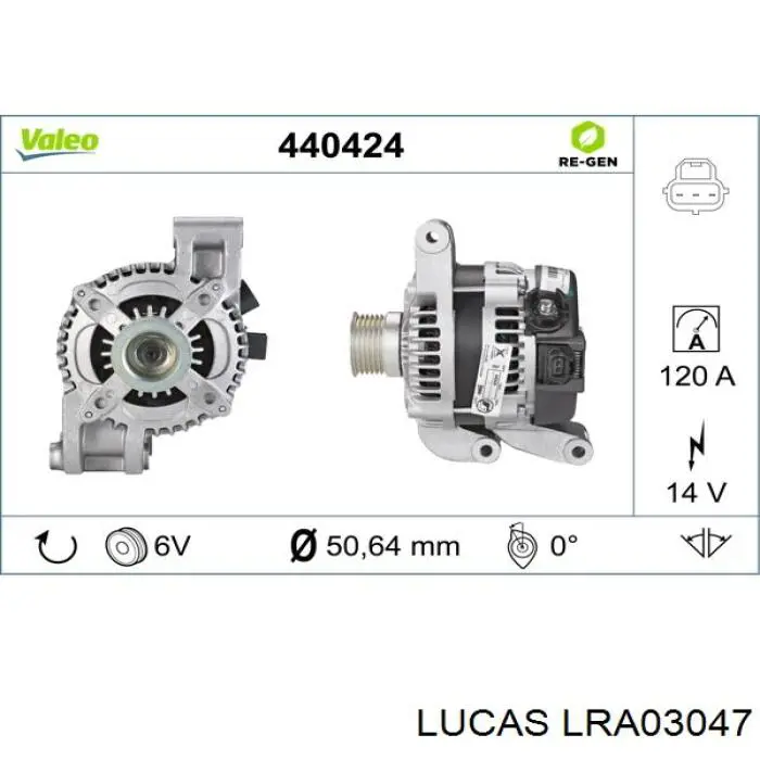 Comprar LRA03047 Lucas Dynamo