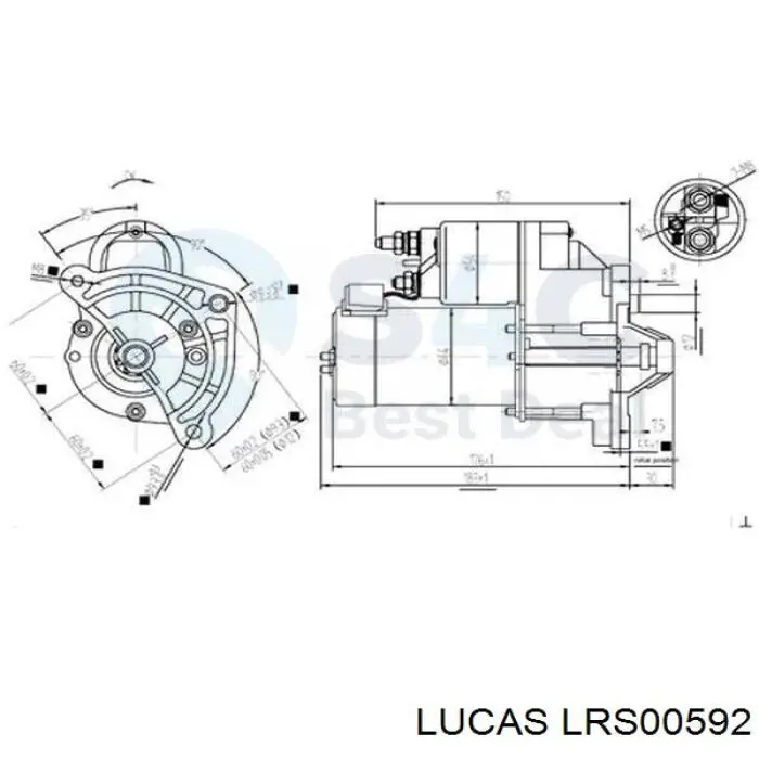 Comprar LRS00592 Lucas Motores de arranque