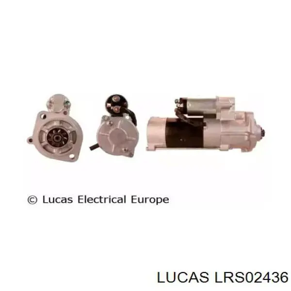 LRS02436 Lucas motor de arranque