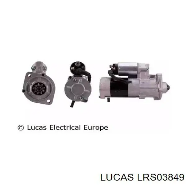 LRS03849 Lucas motor de arranque