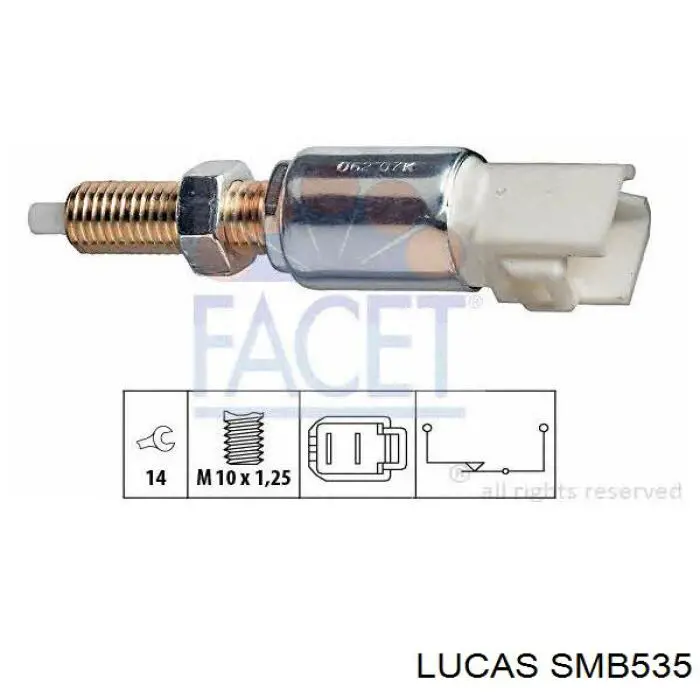 SMB535 Lucas interruptor luz de freno