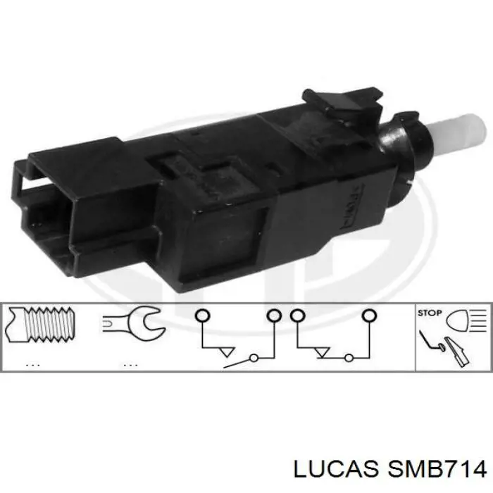 SMB714 Lucas interruptor luz de freno