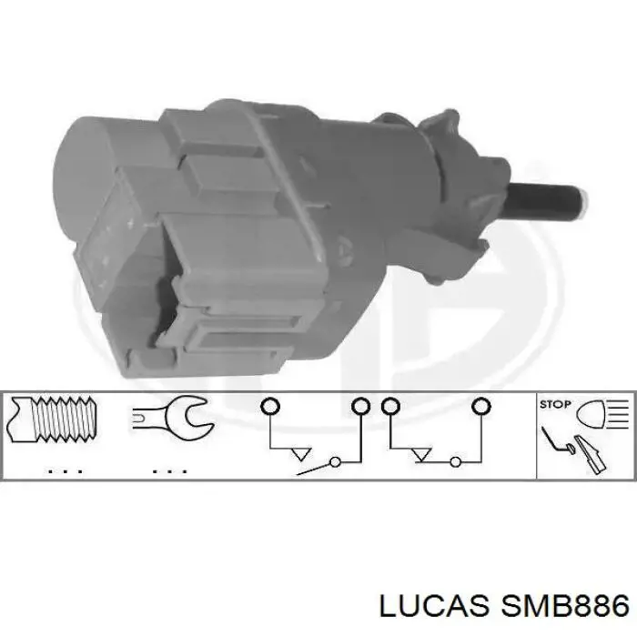 SMB886 Lucas interruptor luz de freno