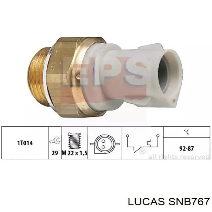 3797 FAE sensor, temperatura del refrigerante (encendido el ventilador del radiador)