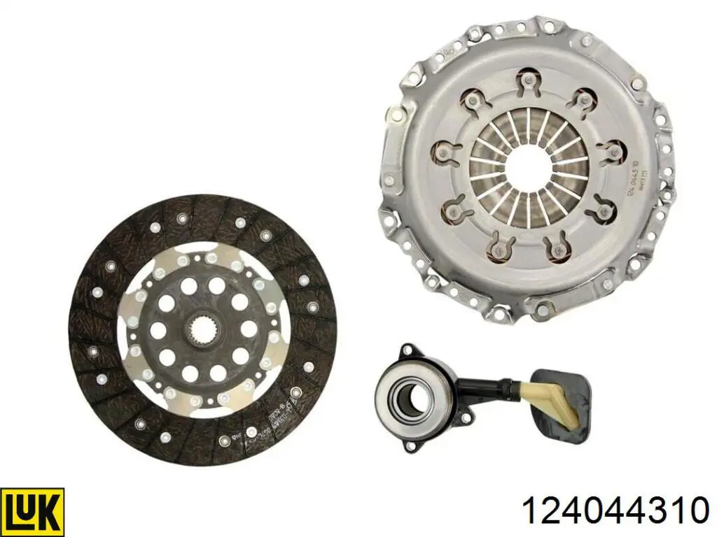 Plato de presión de embrague 124044310 Ford