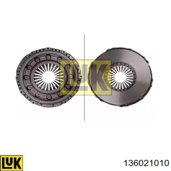 0501216622 ZF Parts plato de presión del embrague