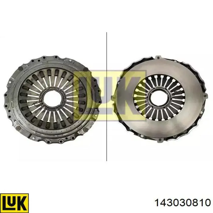 Plato de presión de embrague LUK 143030810 precio, desde 479,62 EUR