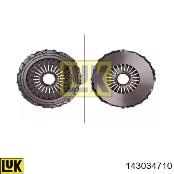 Plato de presión de embrague LUK 143034710 precio, desde 434,63 EUR