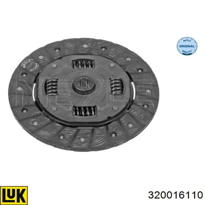 320 0161 10 LUK disco de embrague