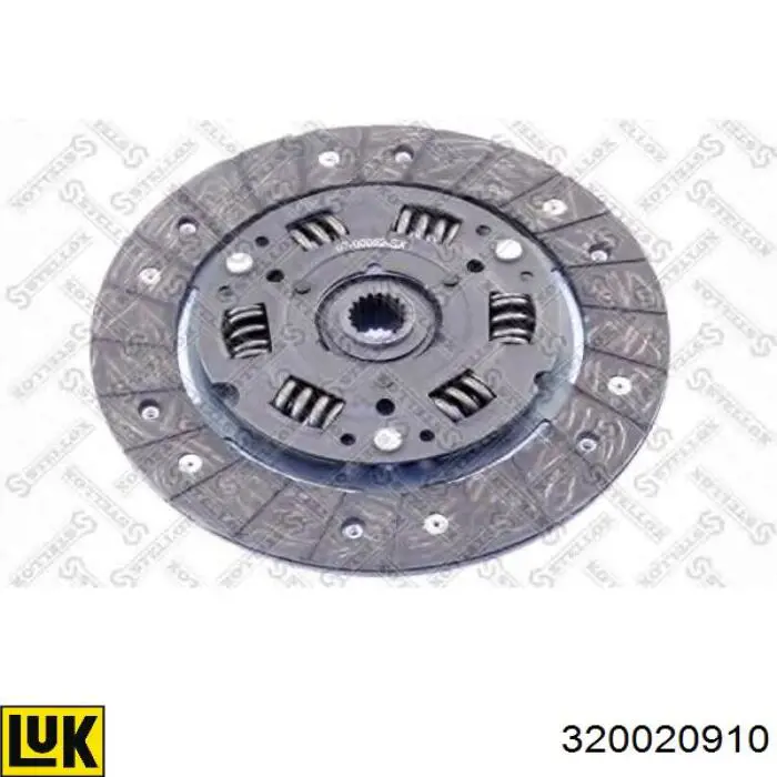 Disco de embrague 320014016 LUK