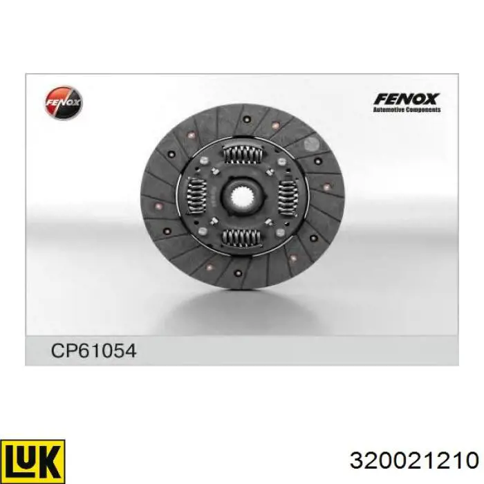 Comprar 320021210 LUK Disco de embrague