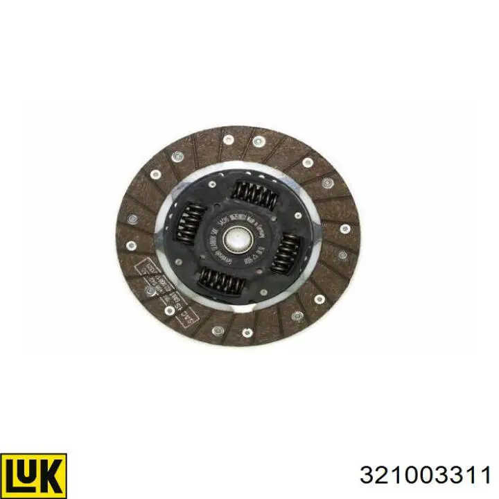 Disco de embrague 321003311 LUK