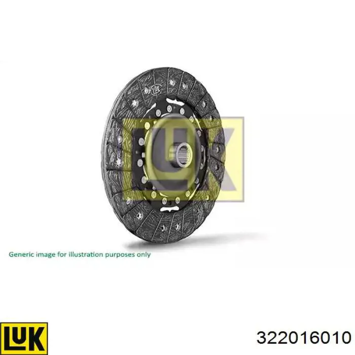 Comprar 322016010 LUK Disco de embrague