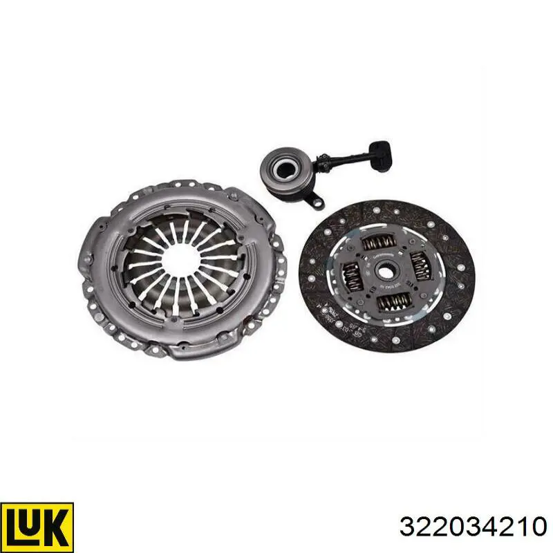 Comprar 322034210 LUK Disco de embrague