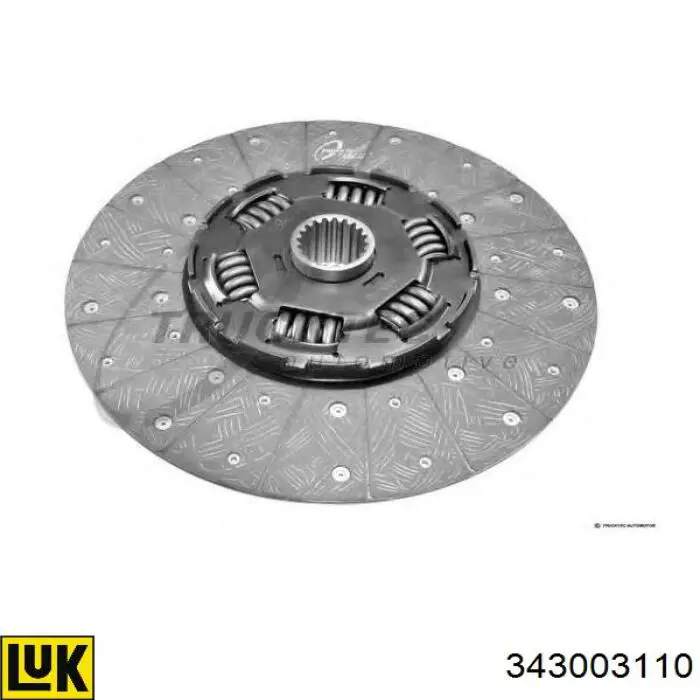 Disco de embrague 5000677328 Renault (RVI)