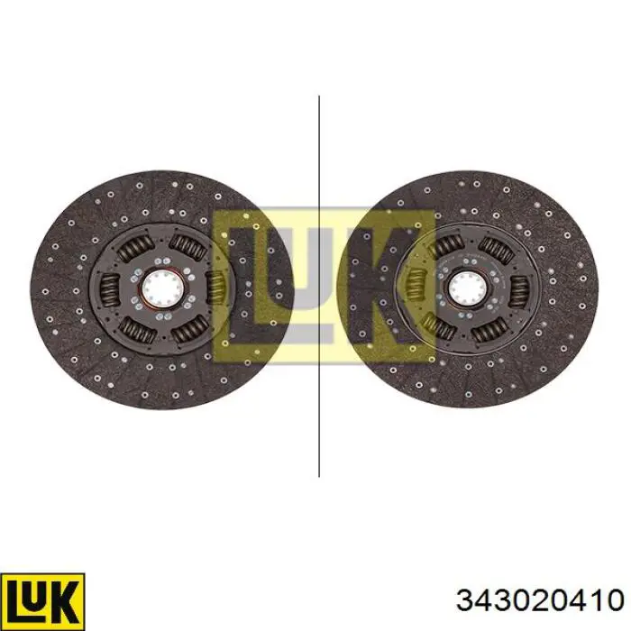 Disco de embrague LUK 343020410 precio, desde 210,67 EUR