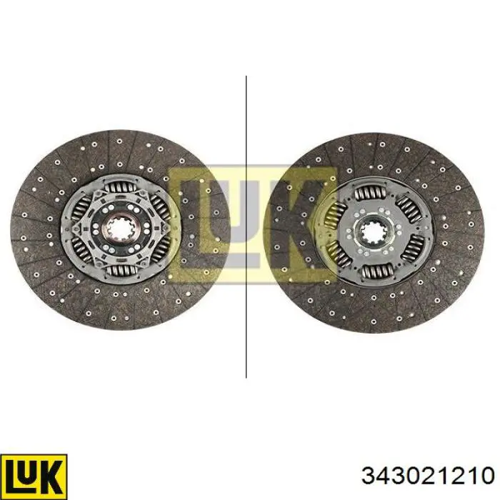 Comprar 343021210 LUK Disco de embrague