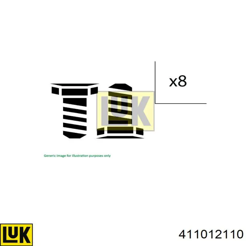 Comprar 411012110 LUK Perno de volante de inercia