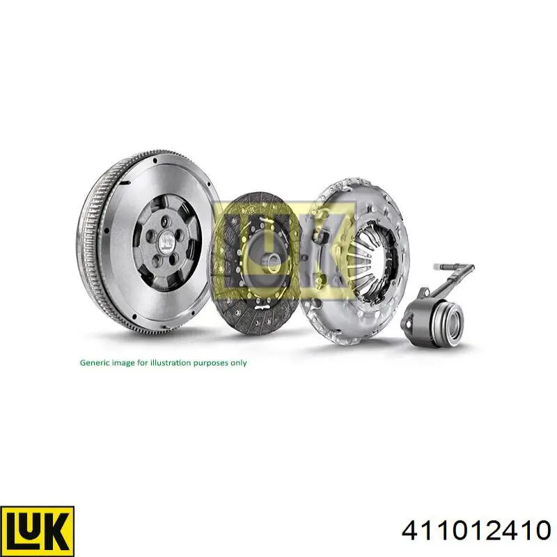 Perno de volante de inercia 411012410 LUK