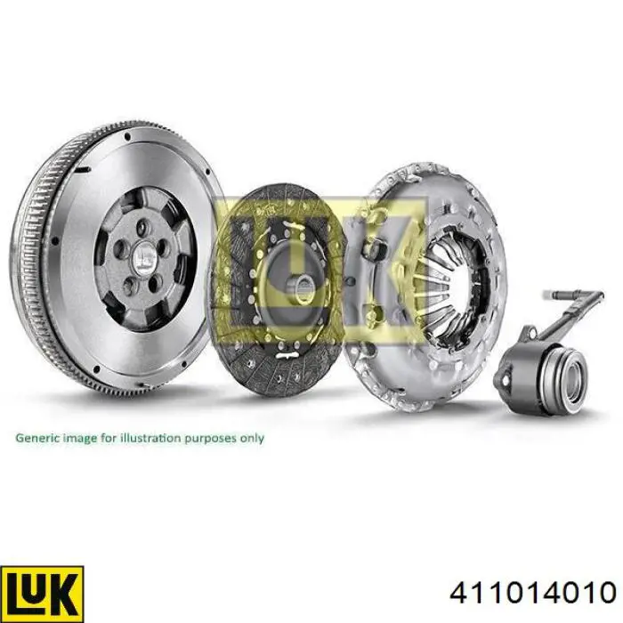 Perno de volante de inercia 411014010 LUK