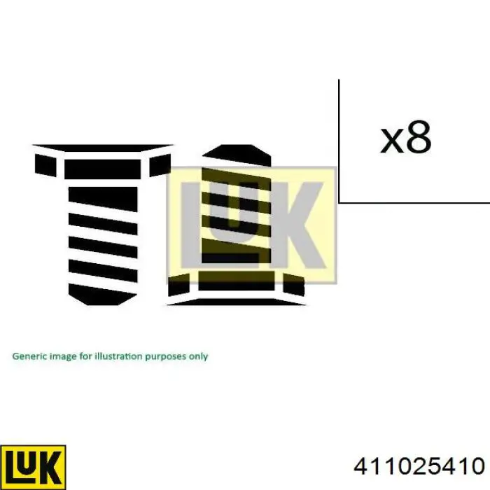 Perno de volante de inercia LUK 411025410 precio, desde 42,63 EUR