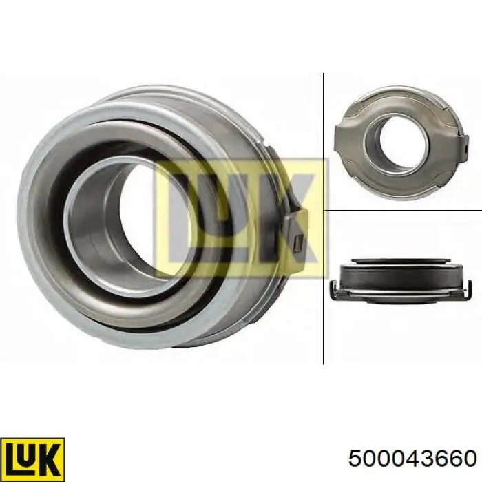 Cojinete de embrague 500043660 LUK