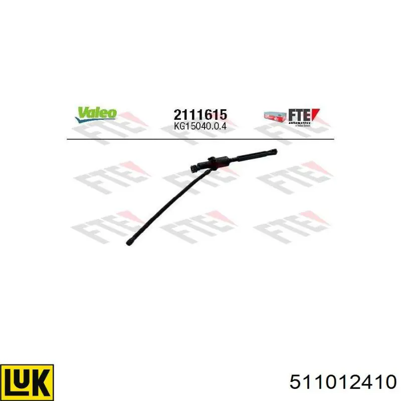Comprar 511012410 LUK Cilindro maestro de embrague