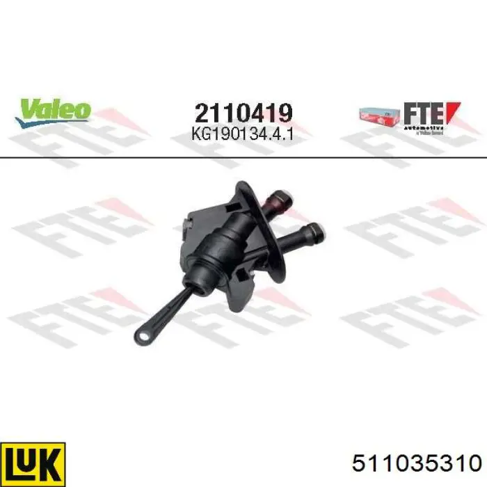 511035310 LUK Cilindro maestro de clutch