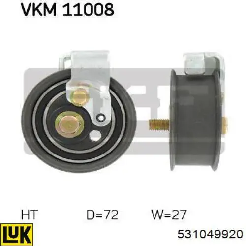 531049920 LUK Rodillo de cadena