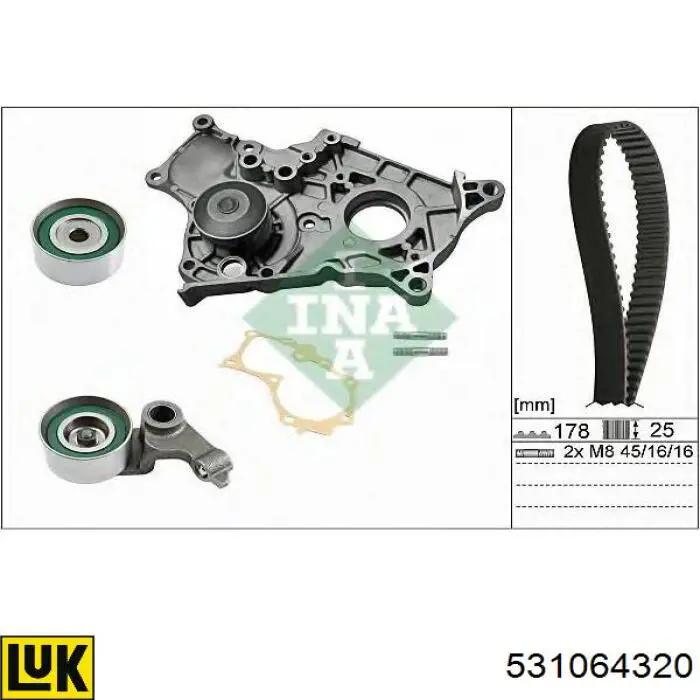 Comprar 531064320 LUK Tensor correa distribución