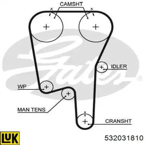 Comprar 0K55112740 Hyundai/Kia Polea correa distribución