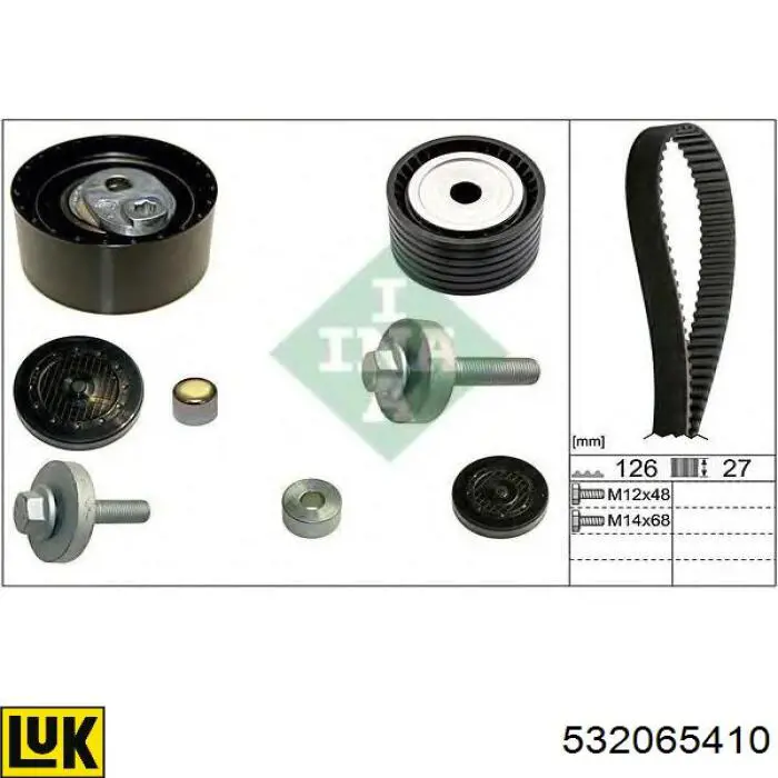 Rodillo intermedio de correa dentada Renault Espace 4 JK0