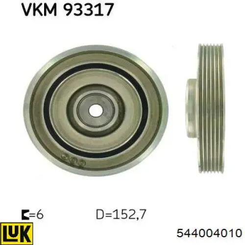 544004010 LUK Dámper