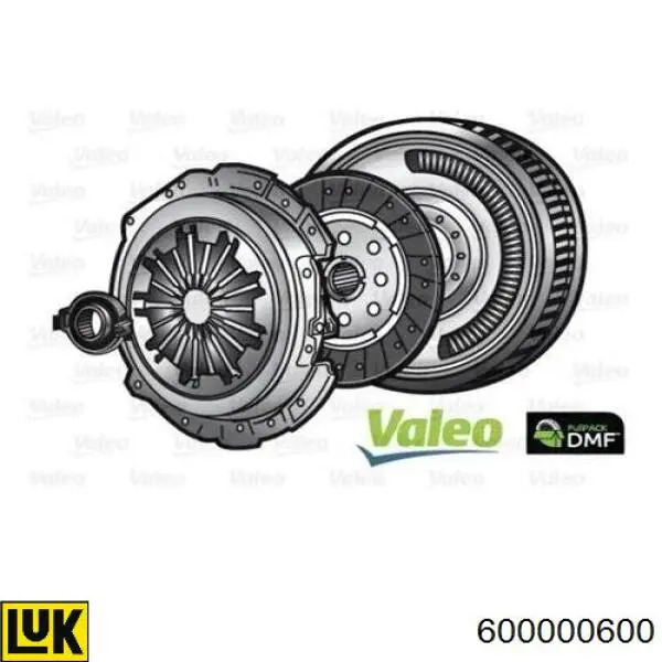 600000600 LUK Embrague motor