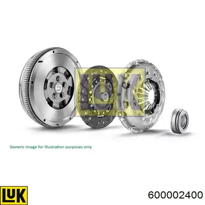 600 0024 00 LUK kit de embrague (3 partes)