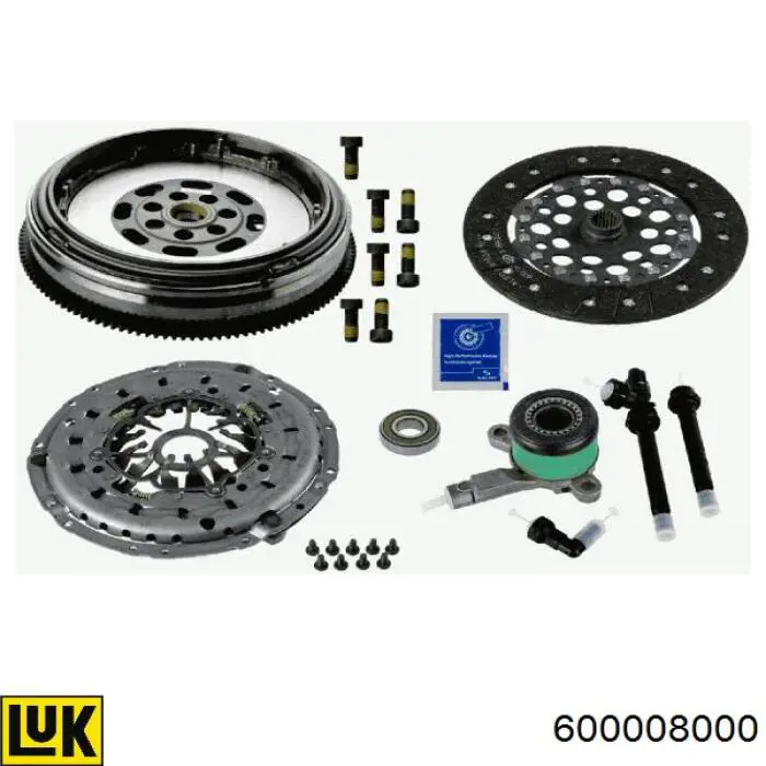 Mecanismo de embrague LUK 600008000 precio, desde 784,33 EUR