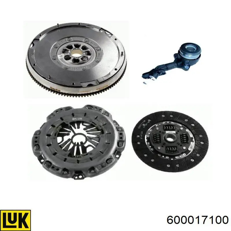 Comprar 600017100 LUK Kit de embrague completo