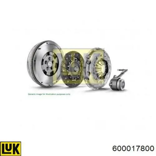 Mecanismo de embrague LUK 600017800 precio, desde 1700,92 EUR
