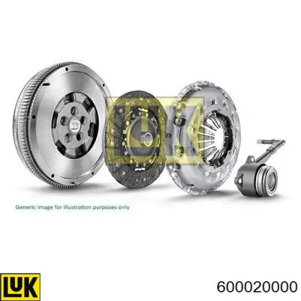 Mecanismo de embrague LUK 600020000 precio, desde 427,42 EUR