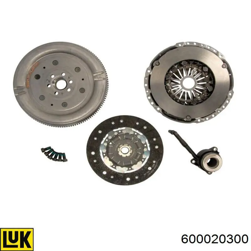Mecanismo de embrague LUK 600020300 precio, desde 1616,22 EUR