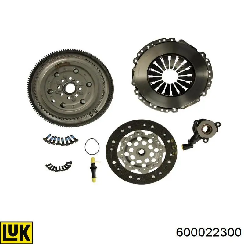 Mecanismo de embrague LUK 600022300 precio, desde 1284,26 EUR