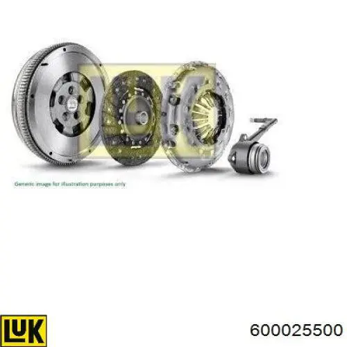 Mecanismo de embrague LUK 600025500 precio, desde 632,34 EUR