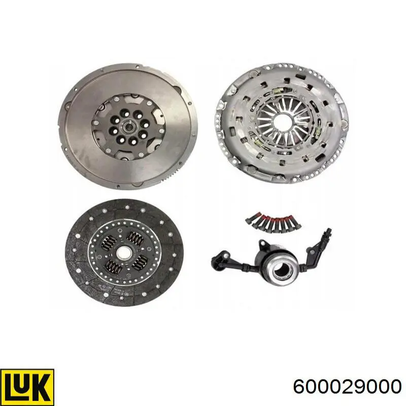 2290601172 Sachs kit de embrague (3 partes)