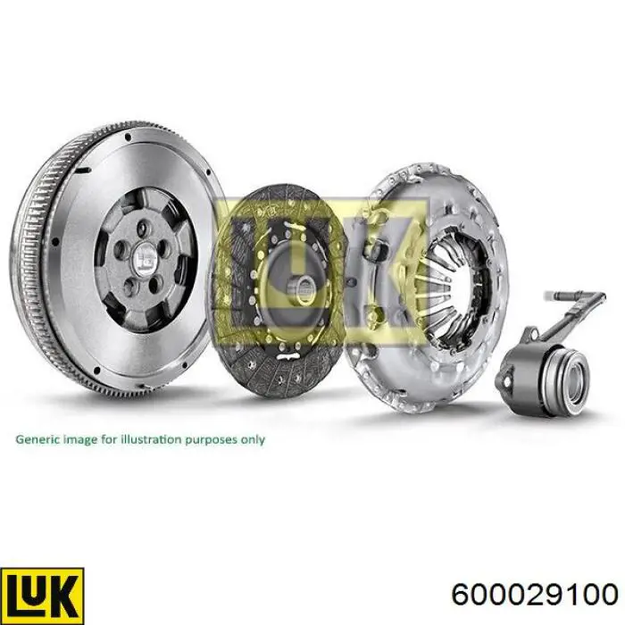Mecanismo de embrague LUK 600029100 precio, desde 1716,30 EUR