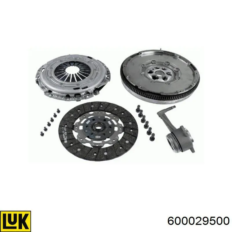 Mecanismo de embrague LUK 600029500 precio, desde 545,03 EUR