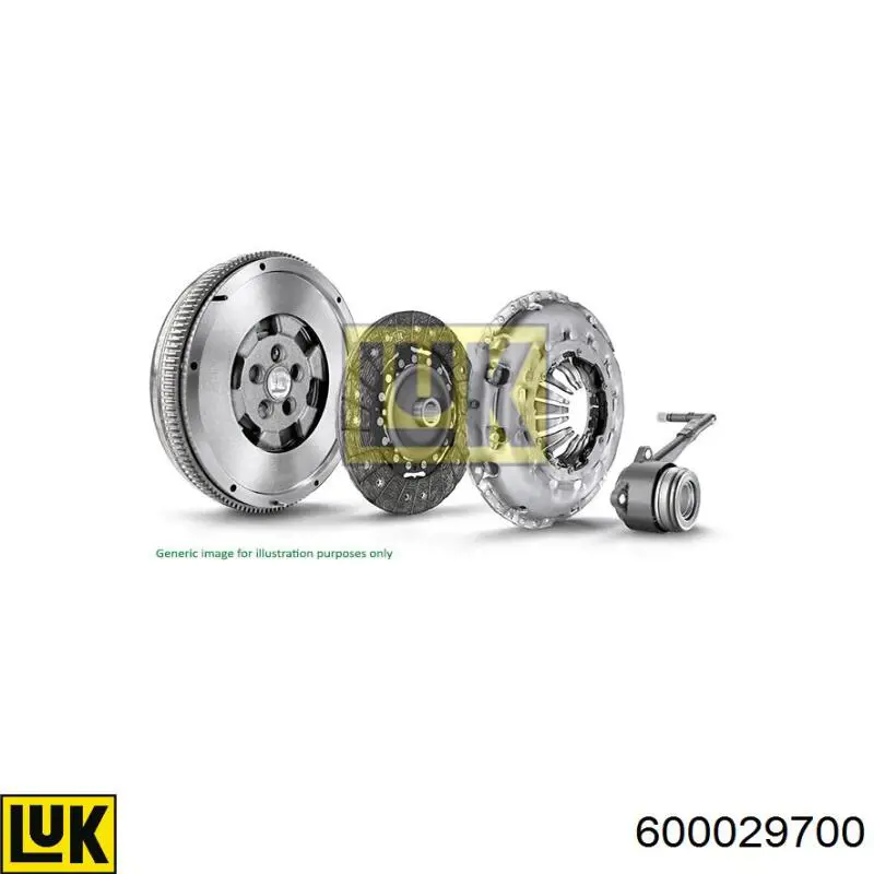 600 0297 00 LUK kit de embrague (3 partes)