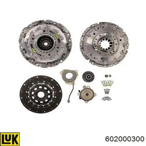 3000 943 005 Sachs kit de embrague (3 partes)